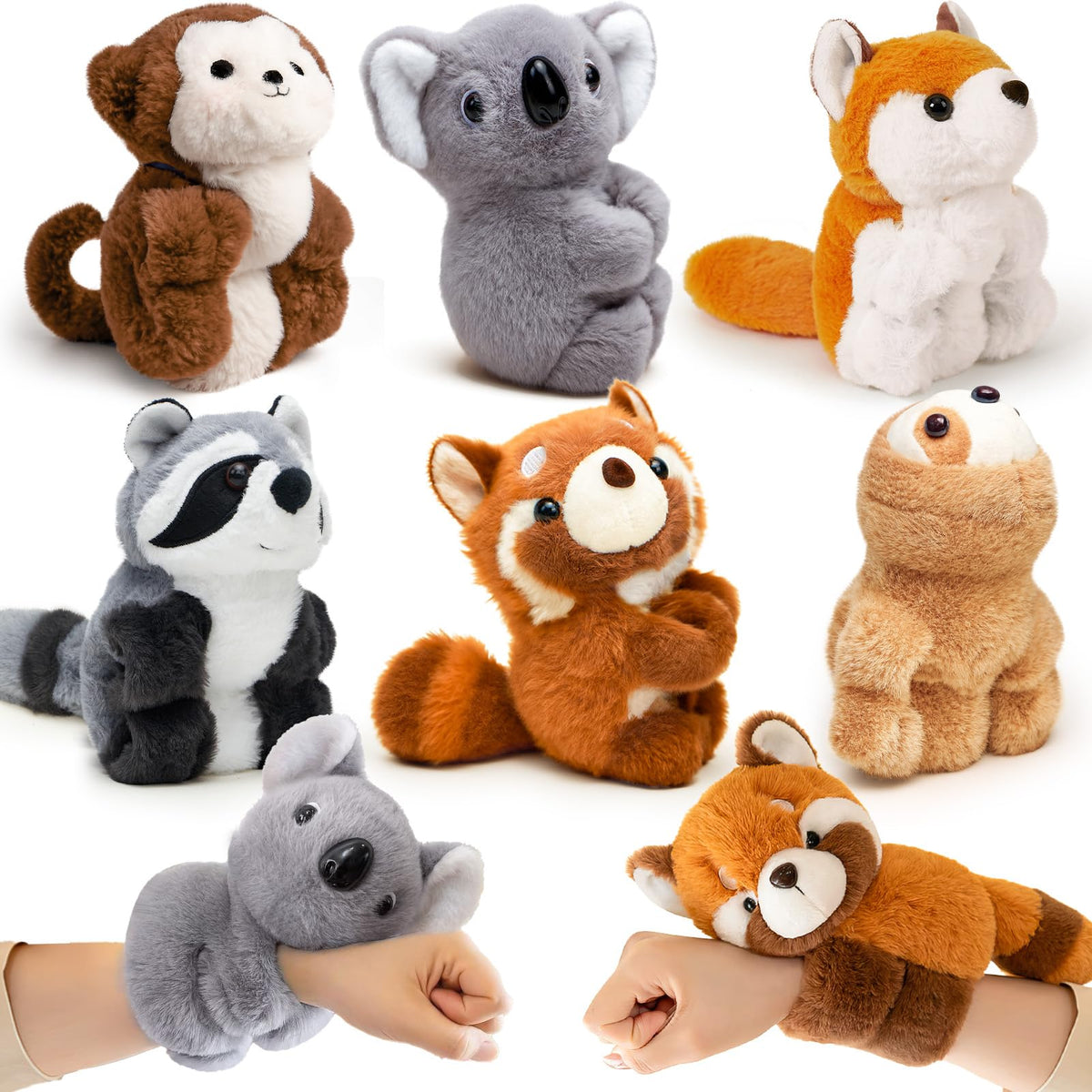 Winrayk safari slap bracelet featuring a red panda for party play and wear
