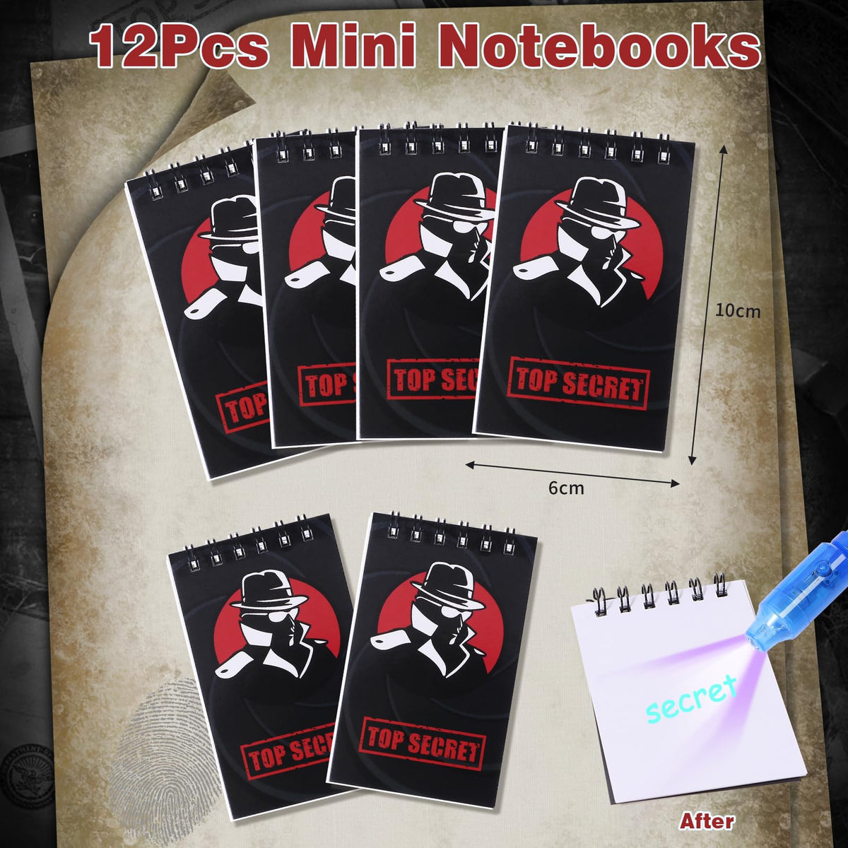 Winrayk secret agent ID cards enhance role-play and immersion.