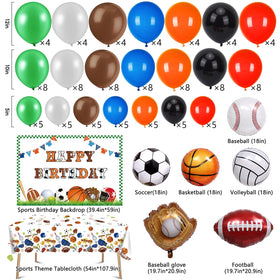 Winrayk sports happy birthday backdrop offers a vibrant backdrop for action or cake-cutting moments.