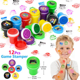 Winrayk stampers with diverse designs for custom party cards and rewards.