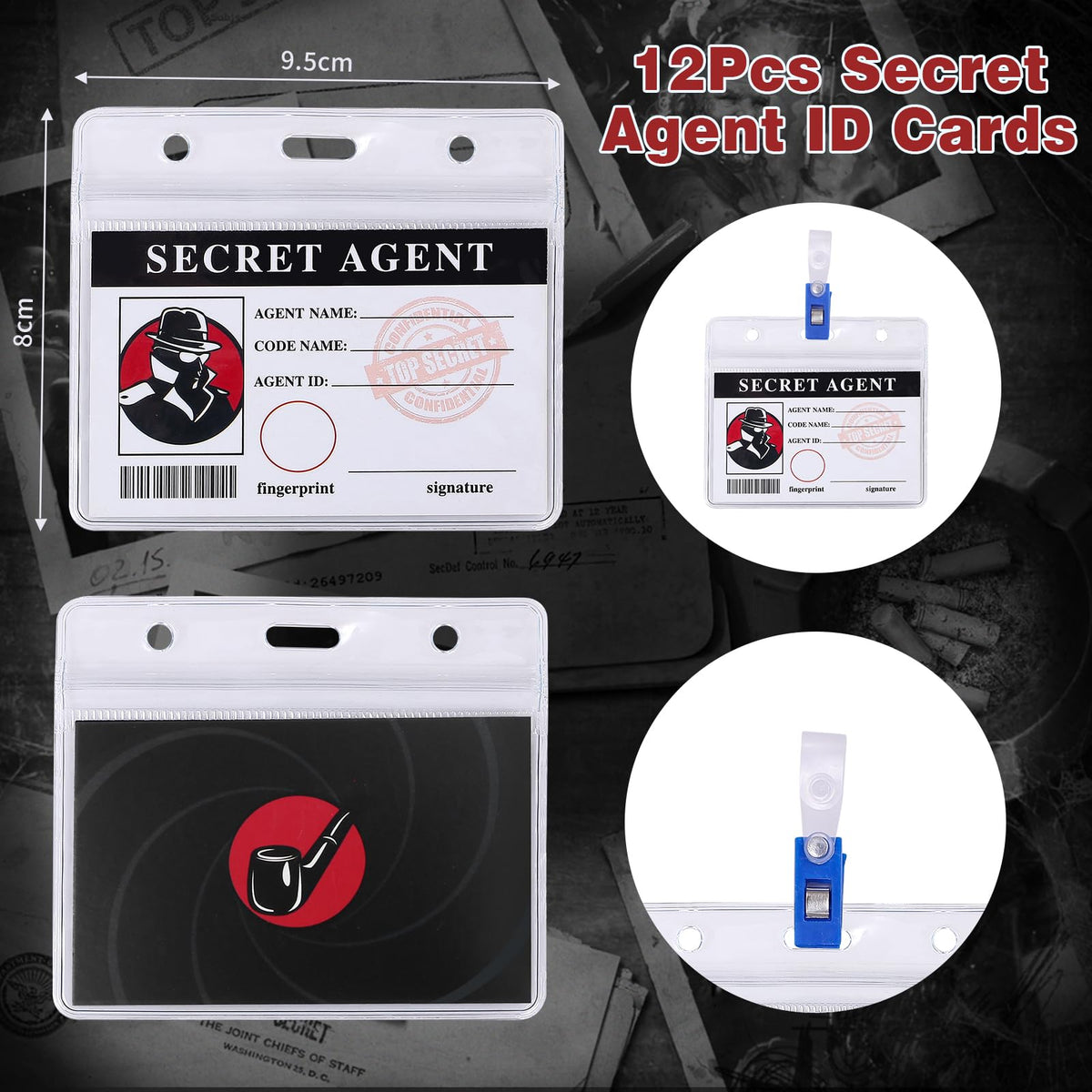 Winrayk top secret envelopes hold encrypted notes.