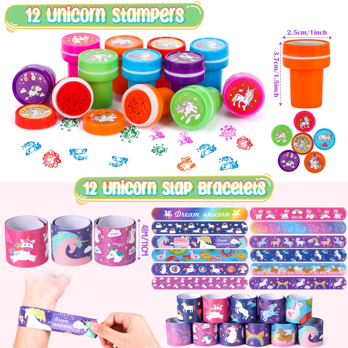 Winrayk unicorn stampers create fun memories on crafts and cards.