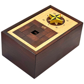 Winshare Navigation Enigma box wood-grain detail emphasizes quality material