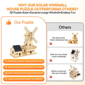 Winsonik basswood puzzle pieces: designed for hands-on assembly without glue.