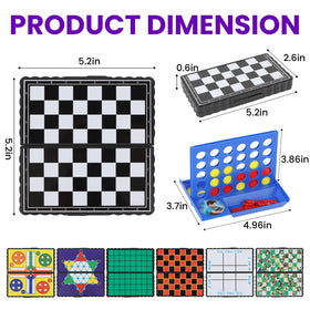 WinSTEM folding travel board shows compact pocket size for backpacks.