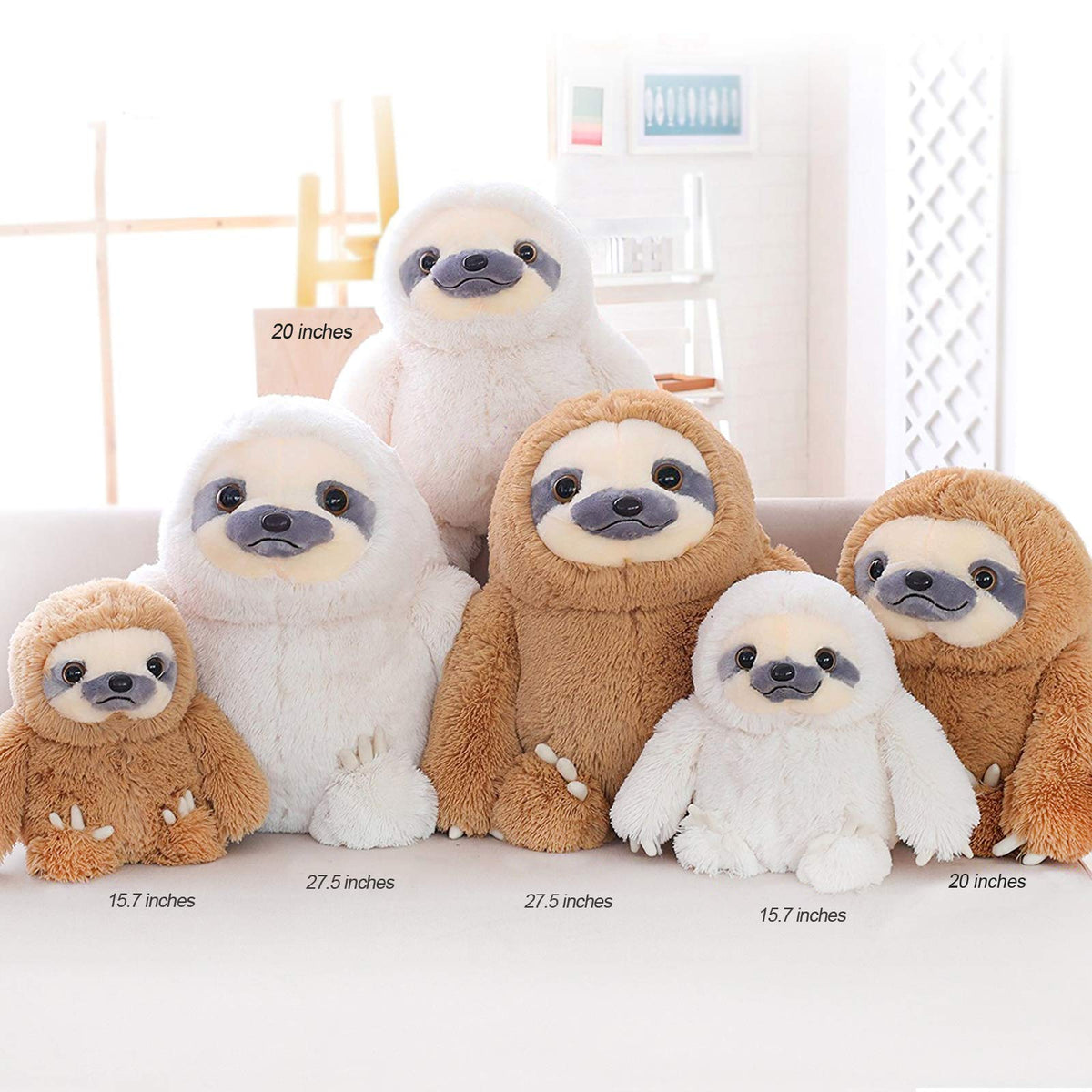 Winsterch sloth plush cozy bedtime companion