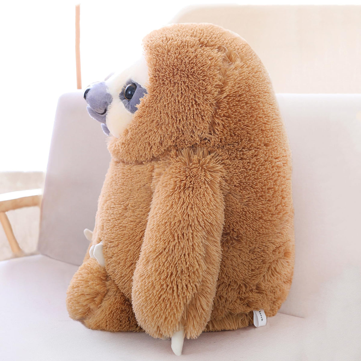 Winsterch sloth plush after vacuum-packed unboxing