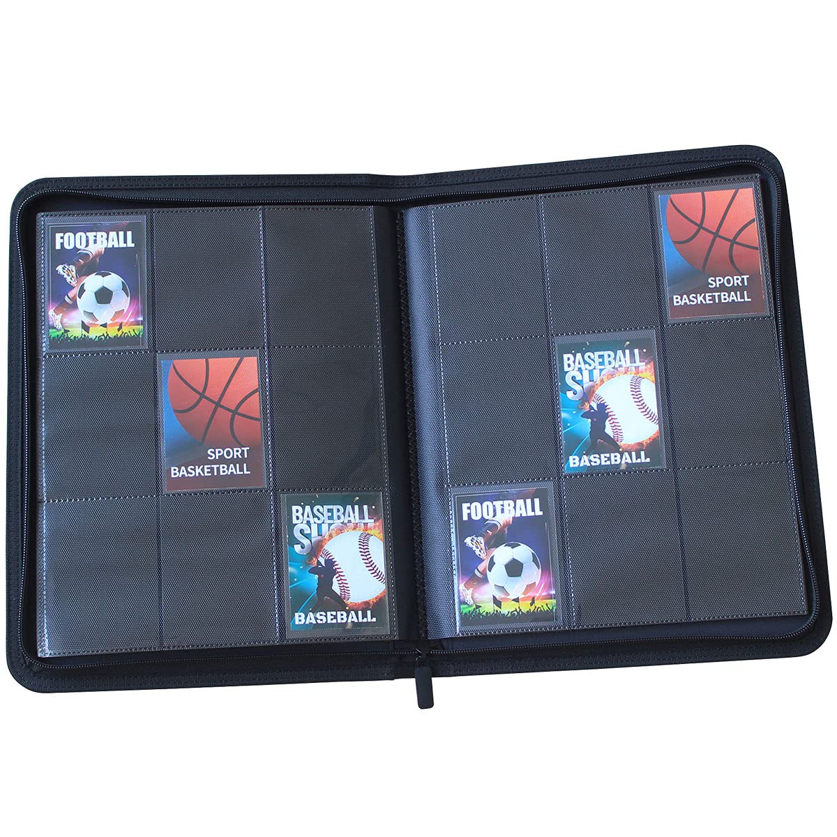 WINTRA-case 26x35cm sturdy zip enclosure keeps cards protected during transport.