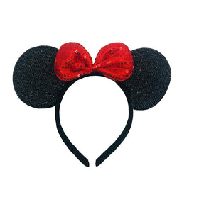 Winvin plush headband in soft fabric for comfortable wear.