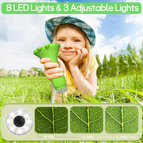 Adjustable focus dial helps crisp, sharp images of tiny specimens.
