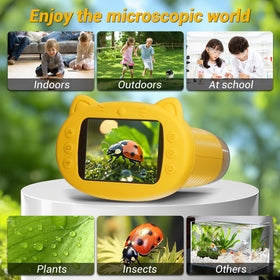 WINWEND Kids Microscope photo-video recording preserves findings.