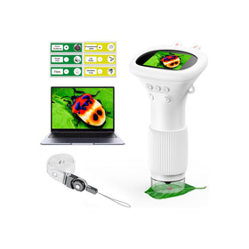 WINWEND kids microscope compact design ideal for on-the-go science exploration.