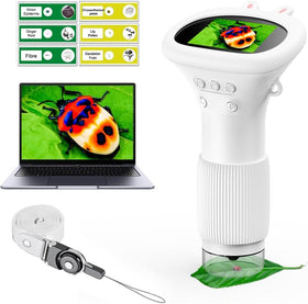 WINWEND wrist band keeps the mini microscope secure during outings.