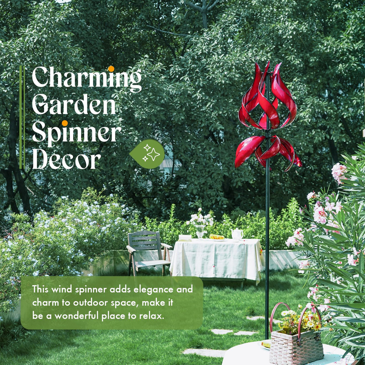 WinWindSpinner makes a thoughtful garden gift for special occasions