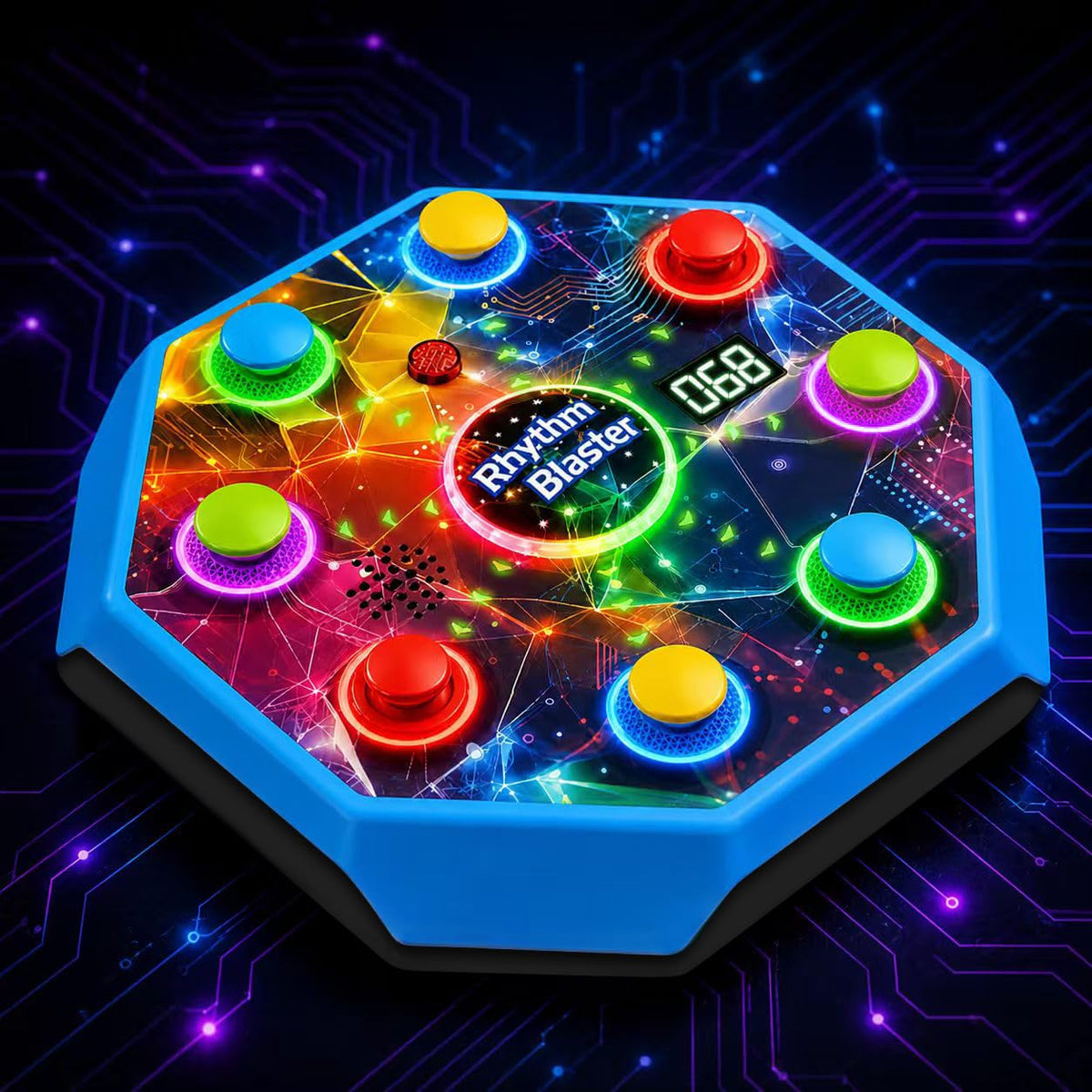 Winyea Tag electronic table reflex game with LED display for vibrant family play.