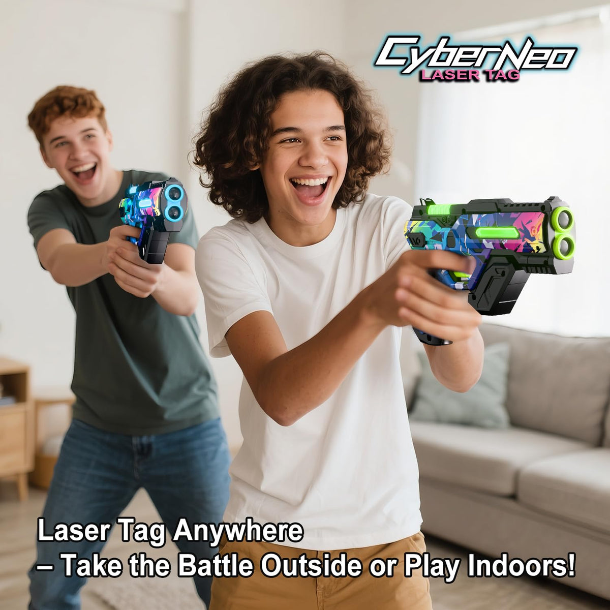 Winyea Tag synchronized blaster and vest ensuring accurate hits.