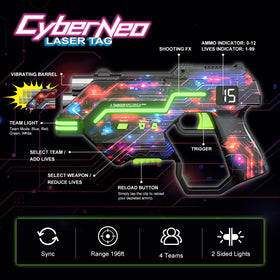 Winyea Tag LED vest with dual sided lighting boosts night visibility for teams