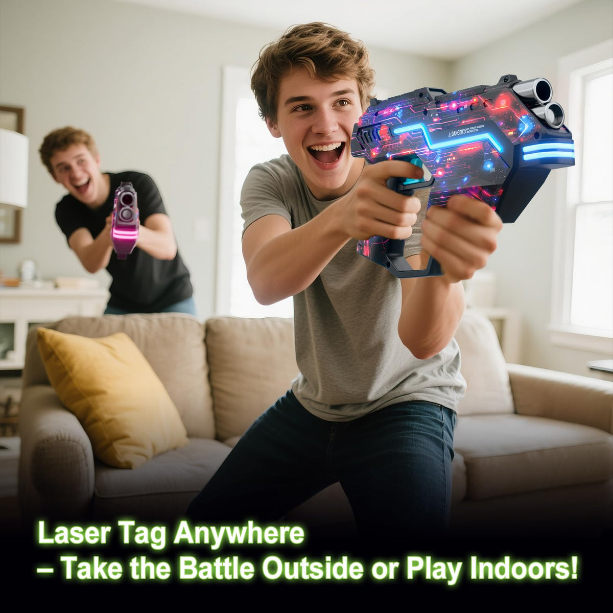 Winyea Tag gun vest sync ensures accurate hit registration