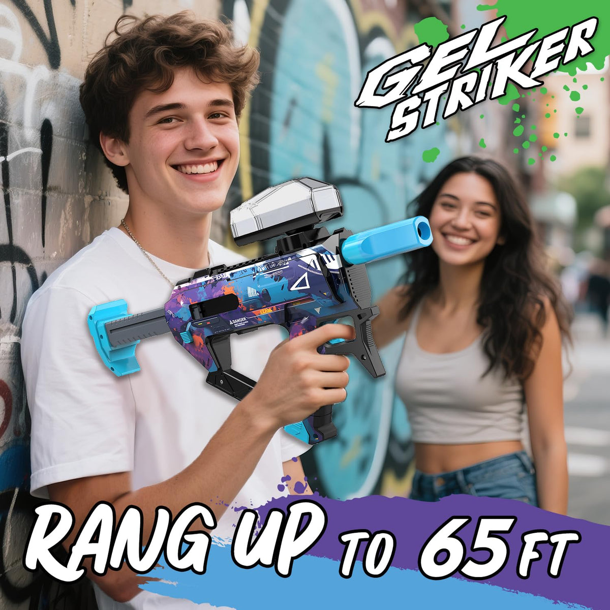 Winyea Tag blaster demonstrates single and multi-blast modes for dynamic gameplay.