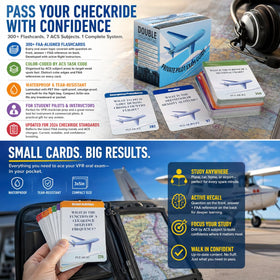 Wiooffen flashcards feature front questions and back answers with FAA references.