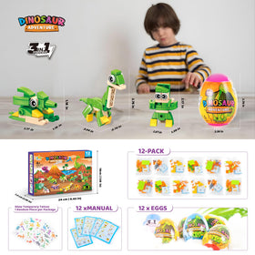 Wisdom Castle dino-figure-robot-vehicle conversion sparks creativity during play