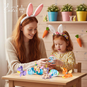 Wisdom Castle Display Box Gift Set image demonstrates a ready-to-gift Easter display for classrooms or homes.