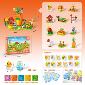 Wisdom Castle Easter Chicken Coop building set for cooperative farm scenes
