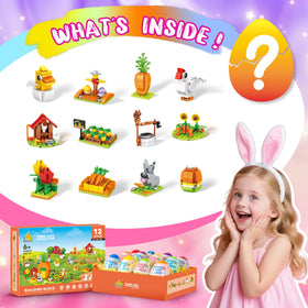 Wisdom Castle Easter Farmland scene completes a vibrant farm diorama
