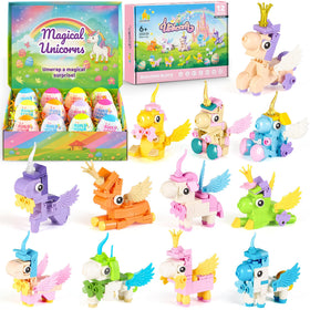 Wisdom Castle Easter Unicorn Collection image showcases 12 unique unicorns for imaginative egg hunts.