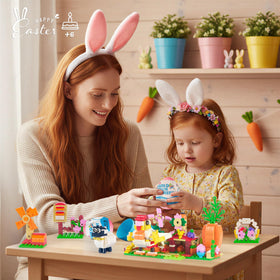 Wisdom Castle Sheep Chicken Duckling model fosters tactile building and animal awareness