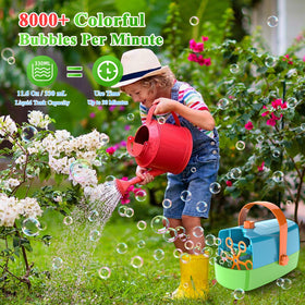 Wisdomlit Bubble Machine regular bubbles wheel produces medium bubbles for parties.