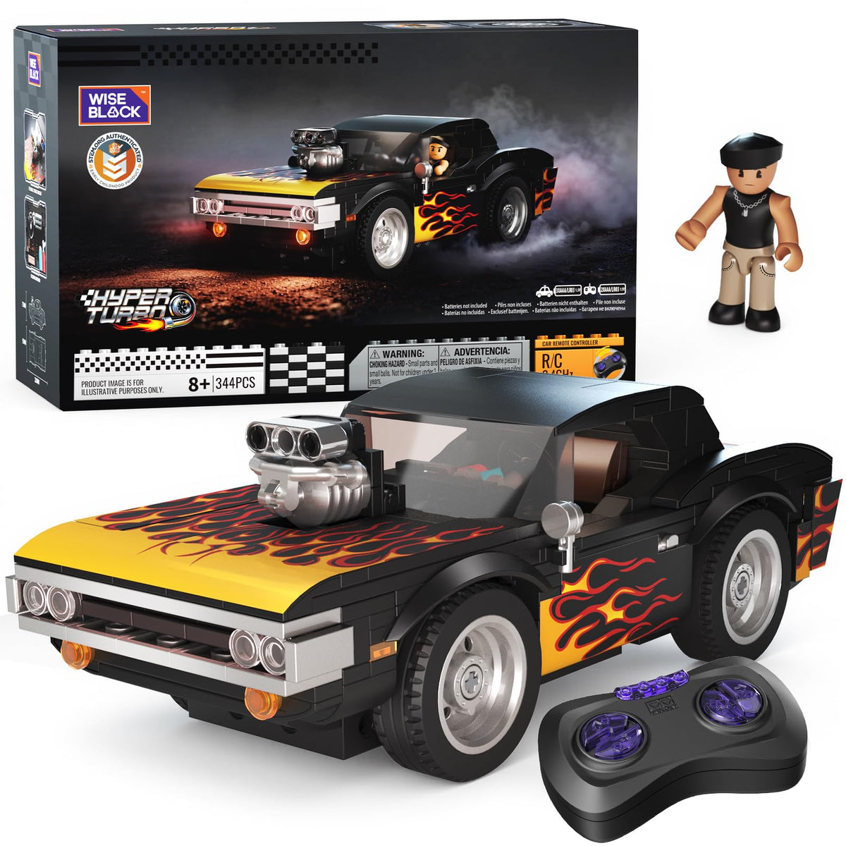 Wise Block 344-pcs race car build set sparks hands-on creativity and motorsport fun.
