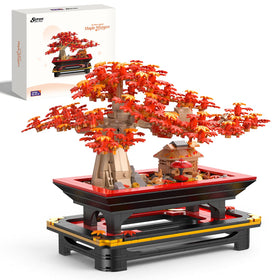 Wise Block Japanese Red Maple Bonsai assembly for a calming mindful hobby