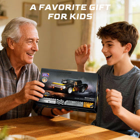 Wise Block two-point-four-ghz remote control enables stable, long-range racing fun.