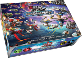 WISE WIZARD GAMES Star Realms Frontiers Boxed Set cover art highlights new warp gate theme for epic battles