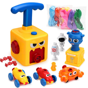 WISHDIAM Balloon Launcher packaging shows a gift-ready box for STEM play