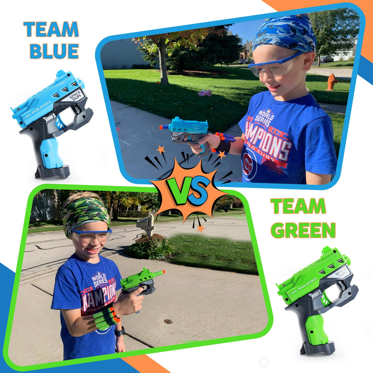 Wishery Nerf camo bandana adds authentic gear and style to play.