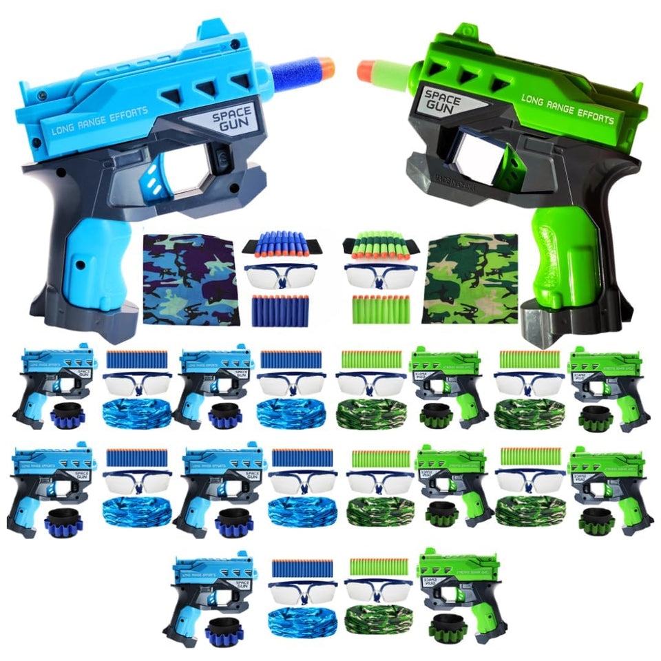 Wishery Nerf mini blaster in action for backyard battles with kids aged 4-10.