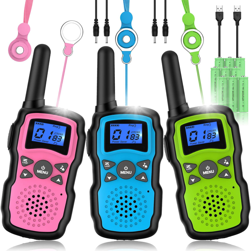 Wishouse kids walkie-talkies charging kit keeps devices ready for outdoor play.
