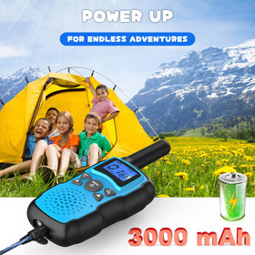 Wishouse kids walkie-talkies long-range provide reliable group coordination during hikes.