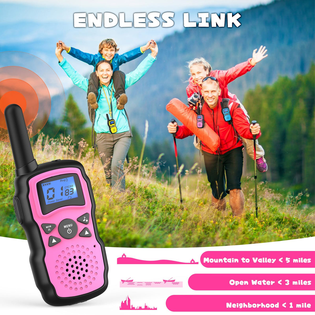 Wishouse HD sound for clear conversations during family outdoor adventures.