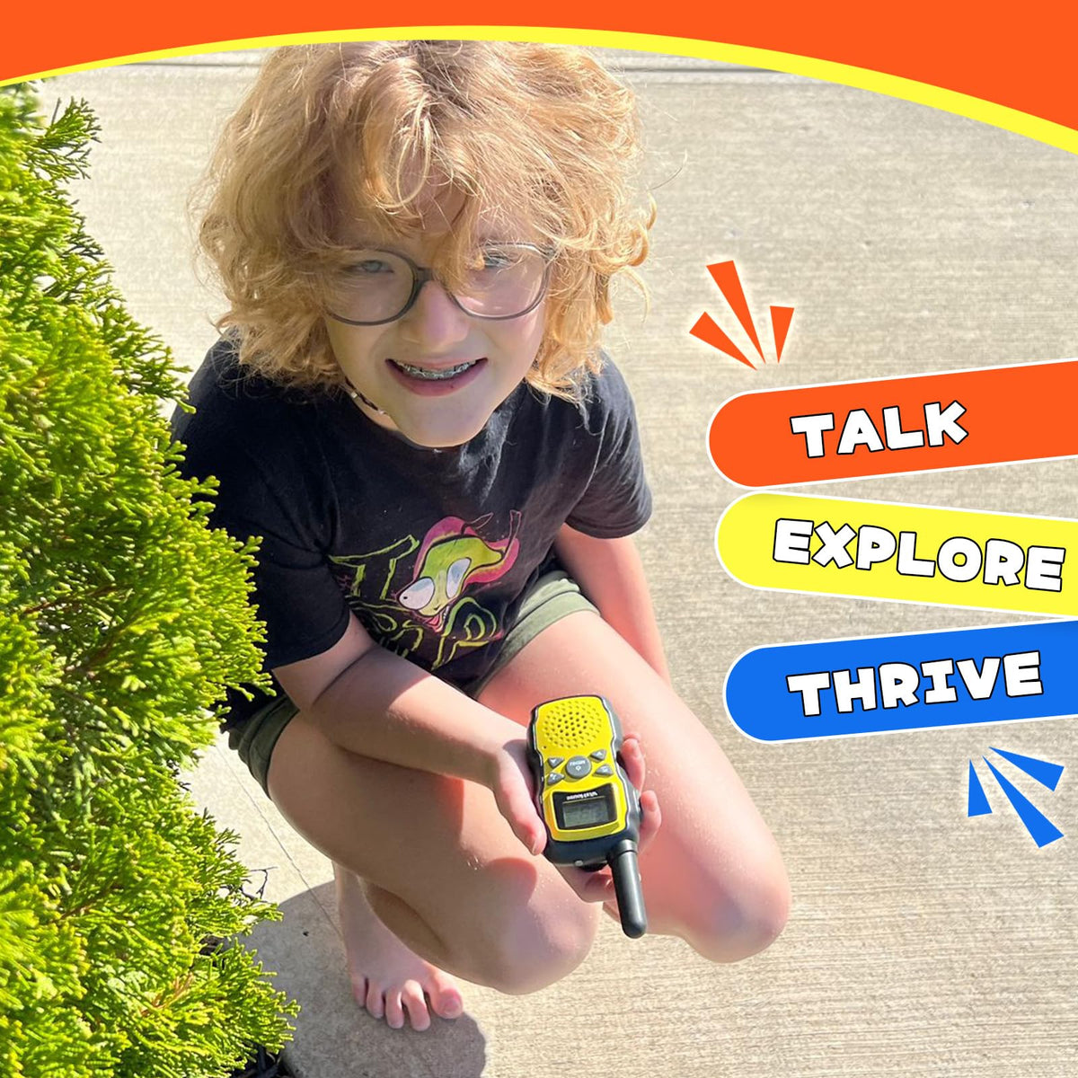 Wishouse walkie-talkies for kids lanyards help keep devices secure during adventures.