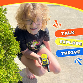 Wishouse walkie-talkies for kids lanyards help keep devices secure during adventures.