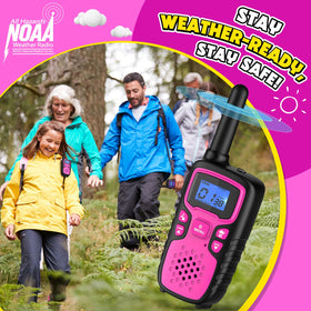 Wishouse walkie talkie NOAA alerts feature for weather updates