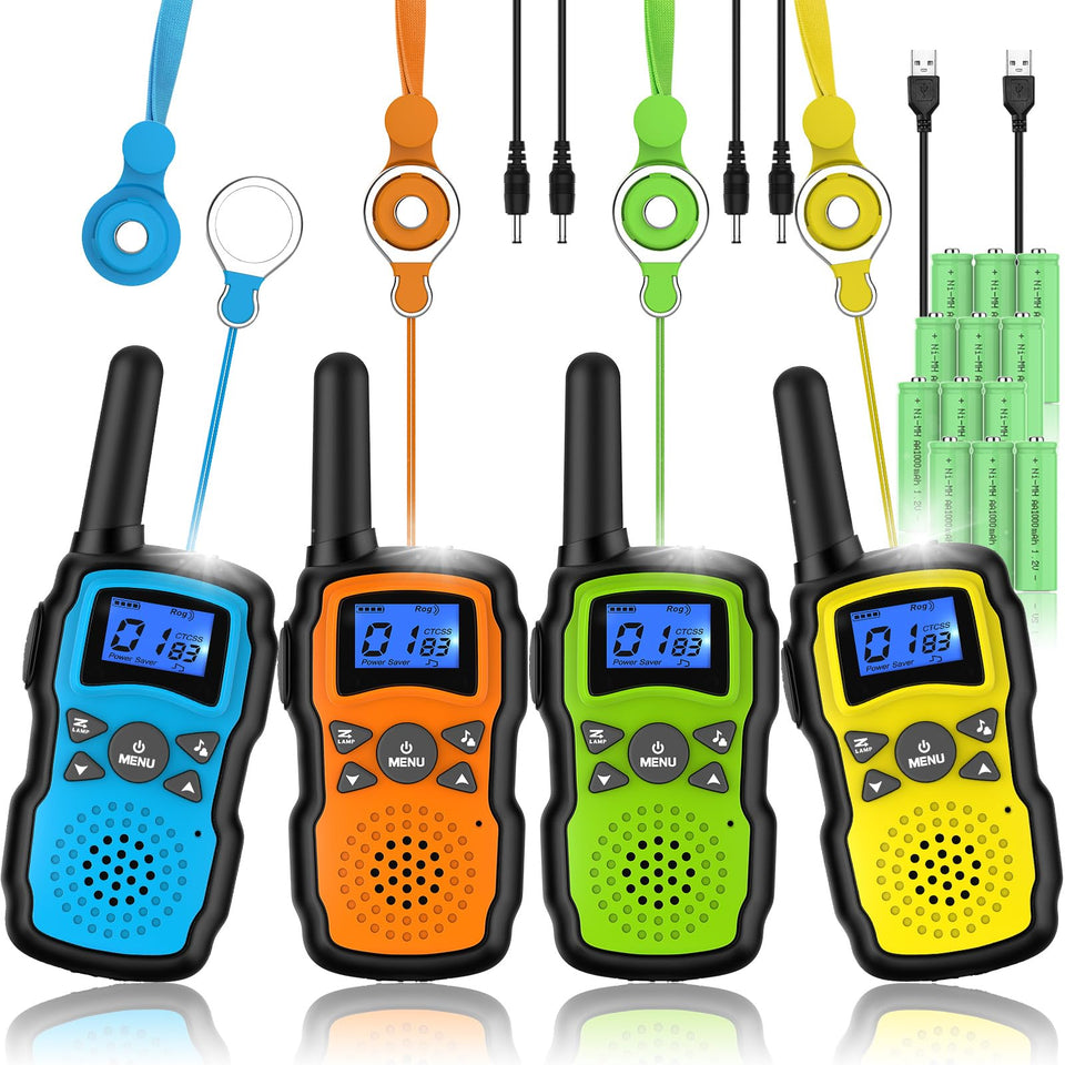 Wishouse walkie talkies kids rechargeable set for family adventures