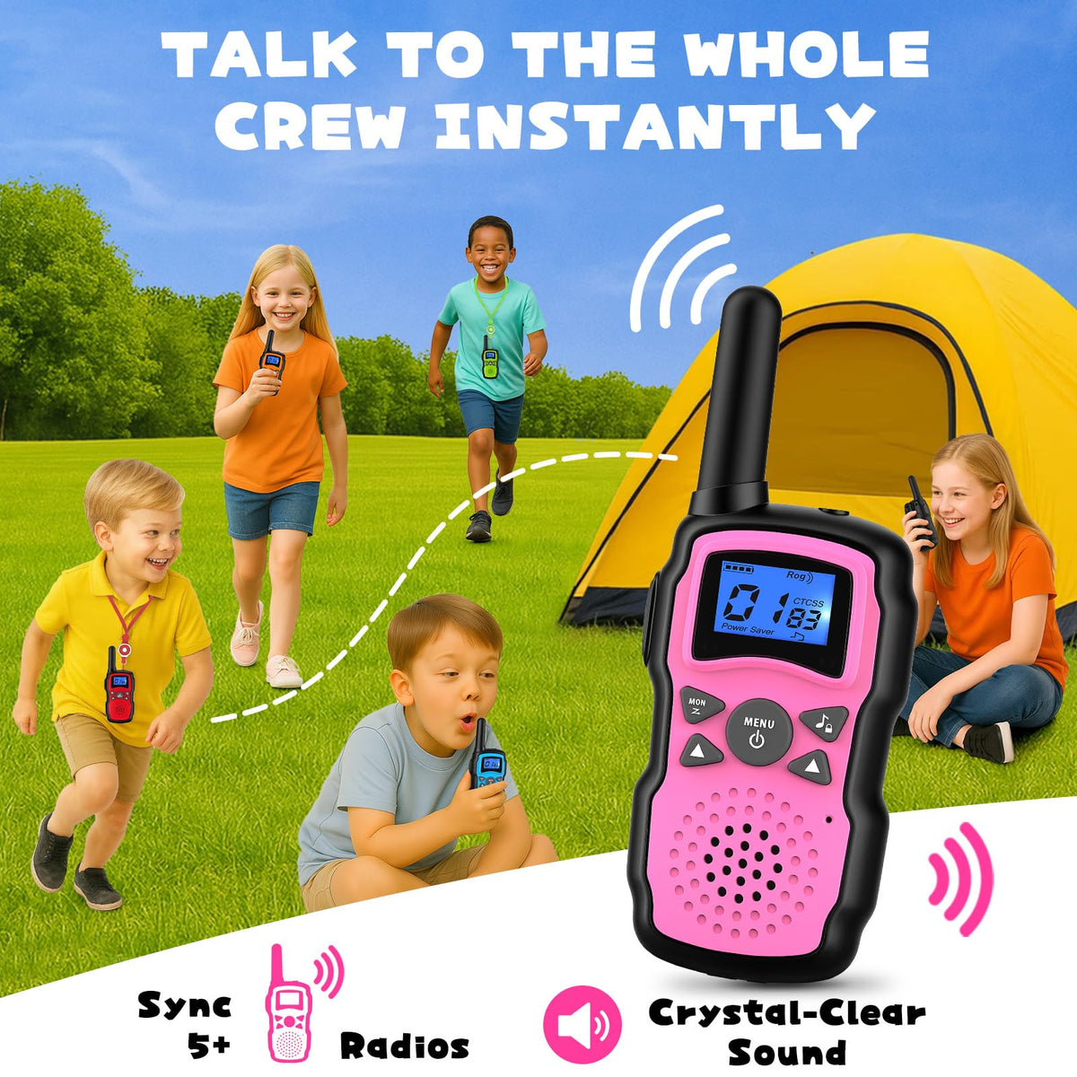 Wishouse rugged design withstands active play during backyard explorations.