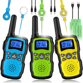 Wishouse walkie talkies charging kit: kid-friendly recharge-enabled pack for home play.