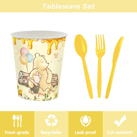 WISSLERMER bear cups for mess-free kid parties