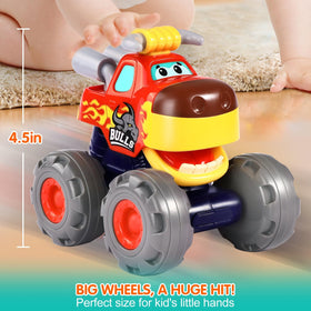 WITALENT pull-back monster truck ABS plastic construction for durable play.