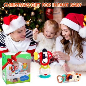 WITALENT non-toxic ABS silicone teether, safe mouthing for teething play.